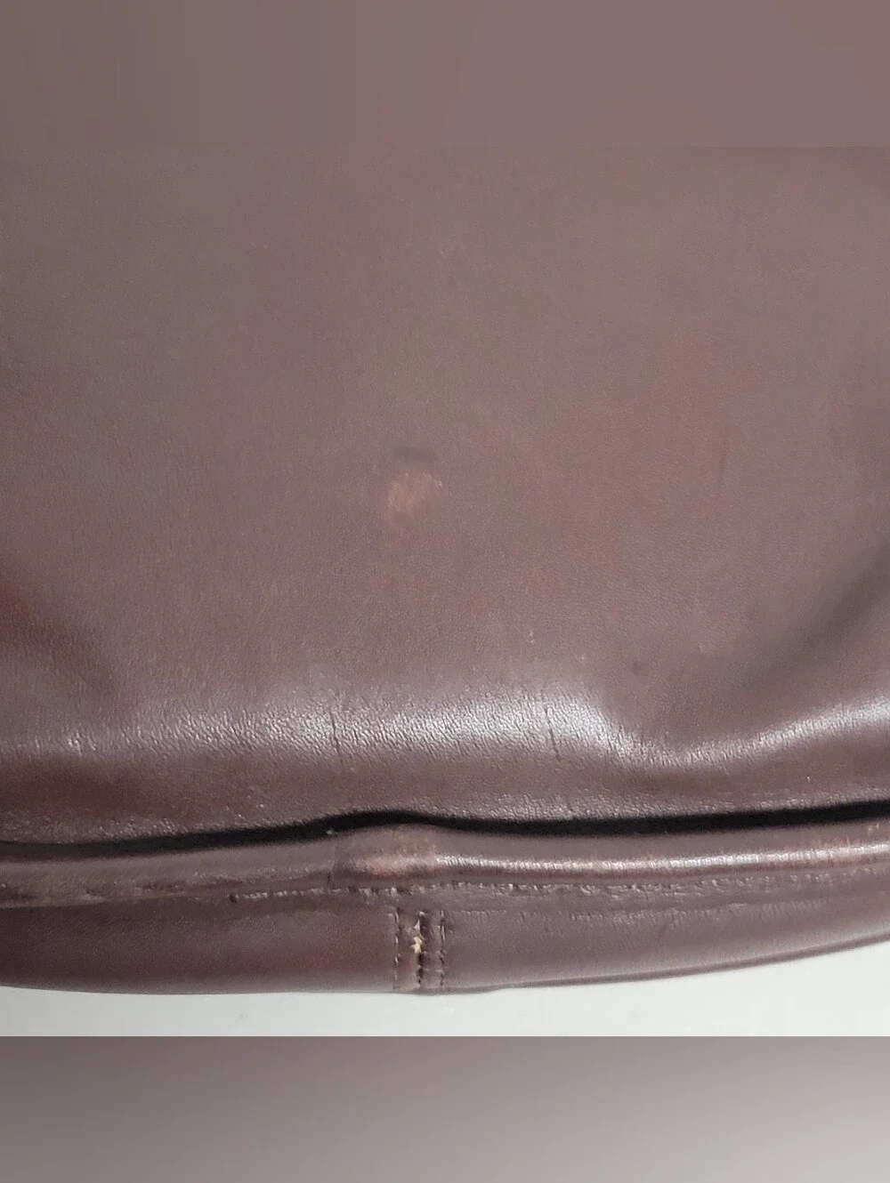 Coach Vintage  Ergo Leather  #9020 In Mahogamy Brown.